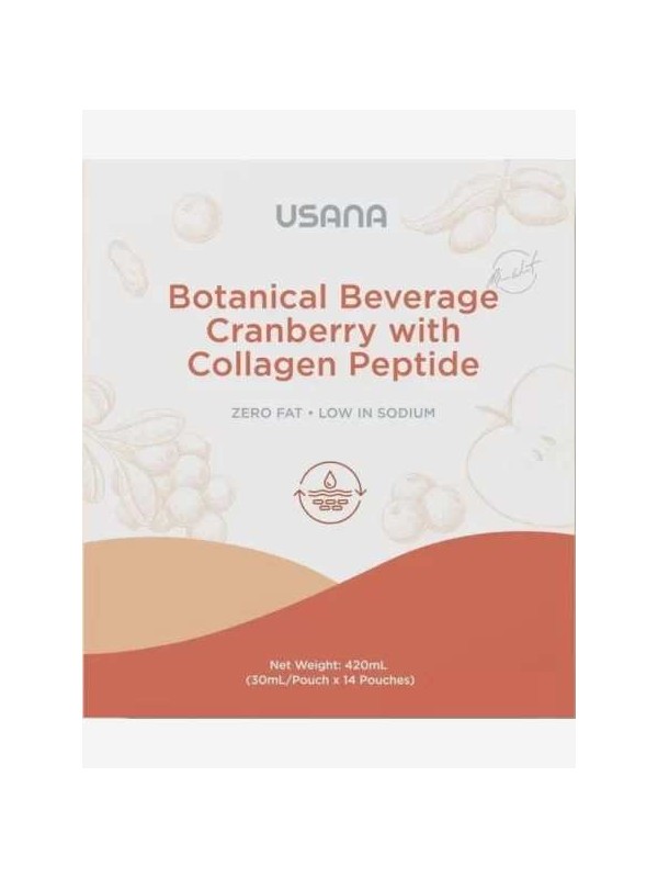 USANA Cranberry Collagen Protein Peptide Drink